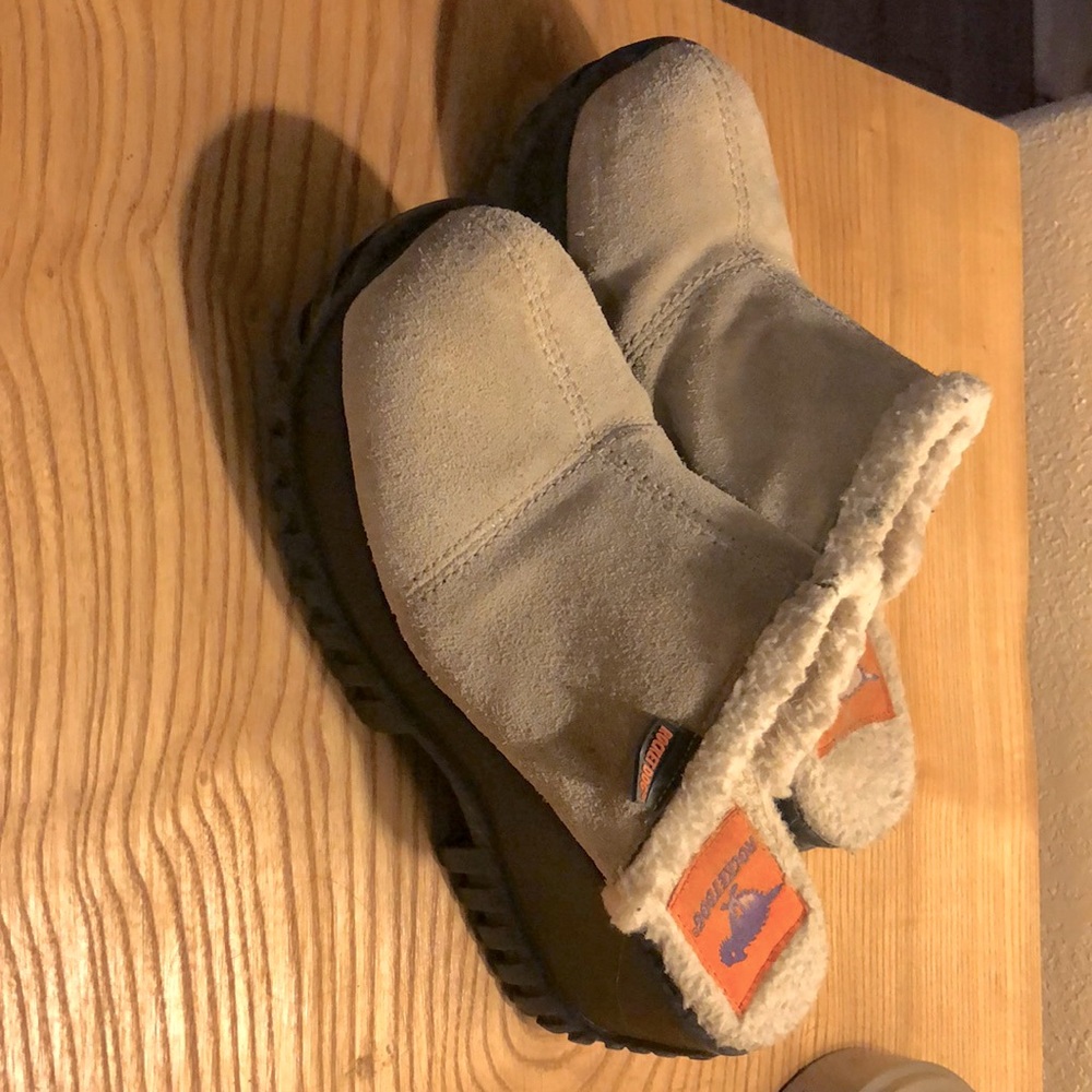 Clog heels, Faux Sherpa lined